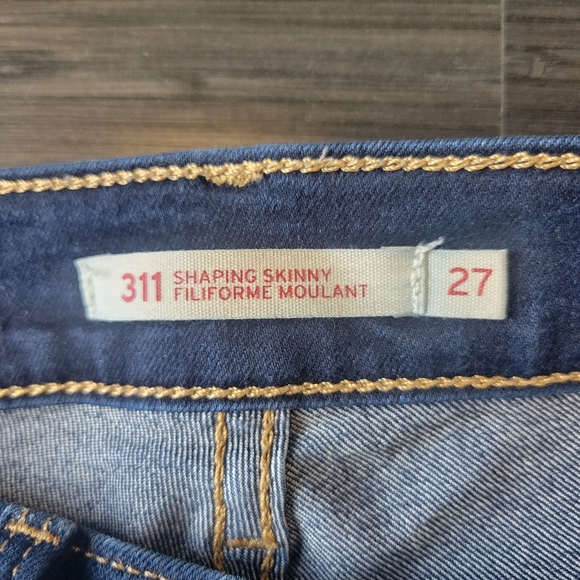 Levi's 311 Dark Wash Shaping Skinny size 27 - Picture 4 of 4